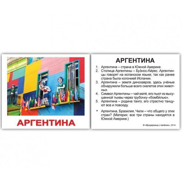 Страны с фактами. Карточки Домана на русском языке. Мини. 40 шт. 1230081559 фото