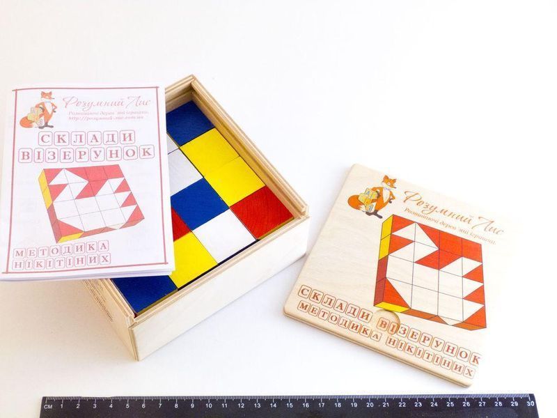 Игрушка Методика Никитиных Сложи узор 1906765117 фото