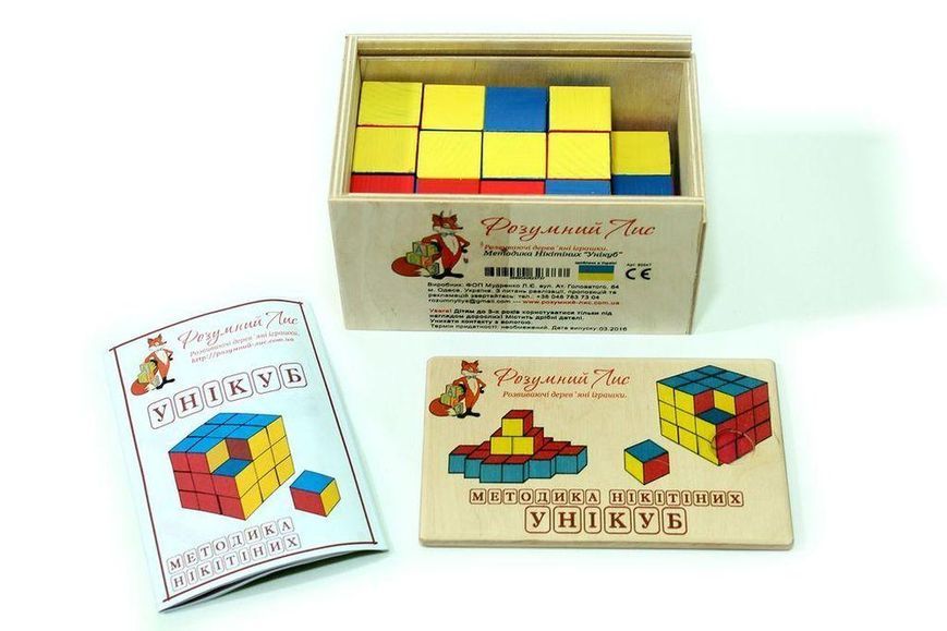 Игрушка Методика Никитиных Уникуб 1906769264 фото