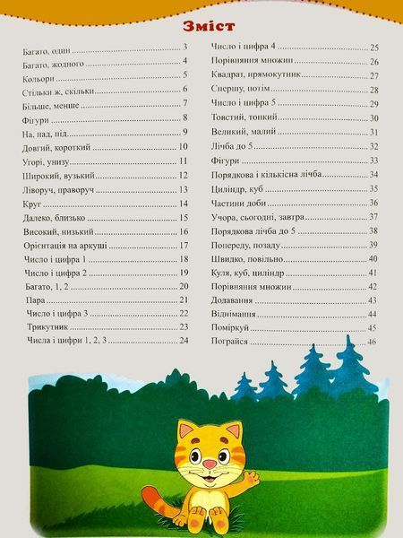 Игривый котенок Интересная математика Тетрадь 4 5 лет 1221983902 фото